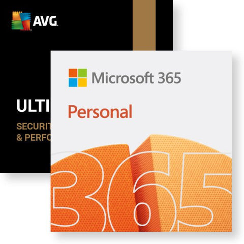 Microsoft 365 Personal + AVG Ultimate | techsupplyshop.com