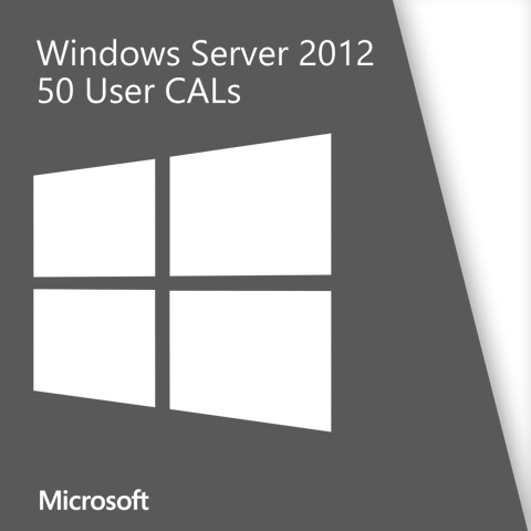 Microsoft Windows Server 2012 License 50 user CALs | techsupplyshop.com.