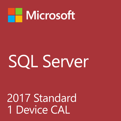 Microsoft SQL Server 2017 Standard - 1 Device Client Access License | techsupplyshop.com.