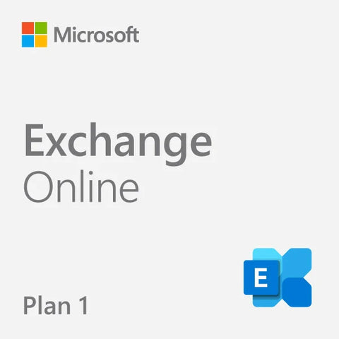 Microsoft Exchange Online (Plan 1) - 1 Year Subscription | techsupplyshop.com