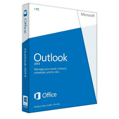 Microsoft Outlook 2013 - Box Pack - 32/64 Bit Medialess | techsupplyshop.com.