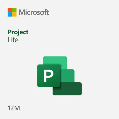 Microsoft Project Windows Lite (1 Year Subscription) 3PP-00003 | techsupplyshop.com