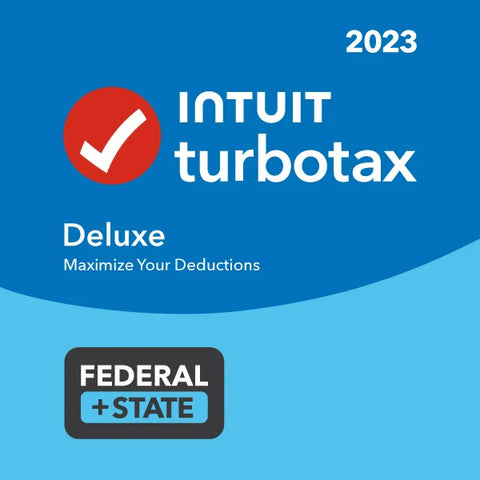 Intuit TurboTax Deluxe 2023 | techsupplyshop.com