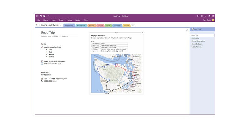 Includes Microsoft OneNote